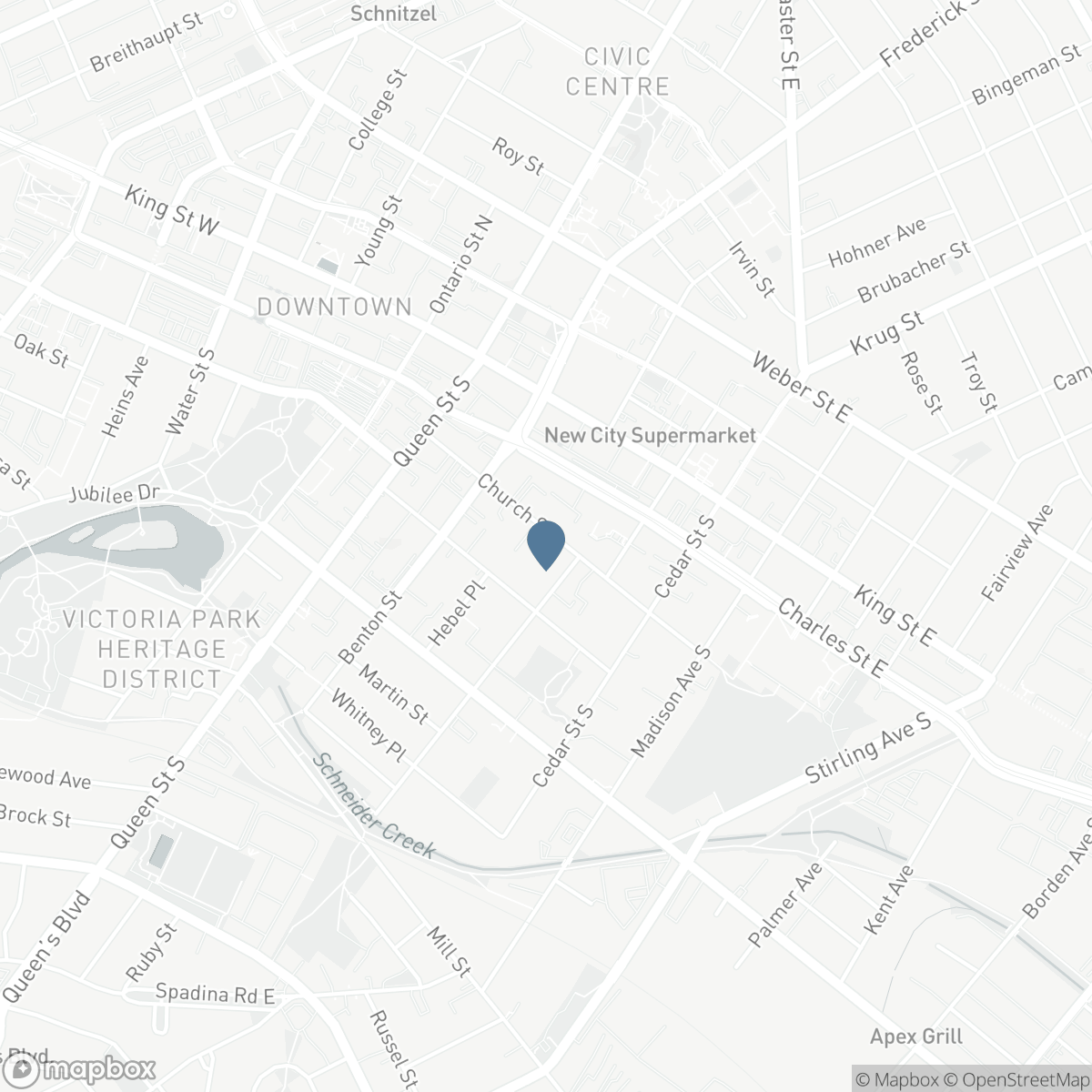 81 CHURCH Street Unit# 202, Kitchener, Ontario N2G 4M1